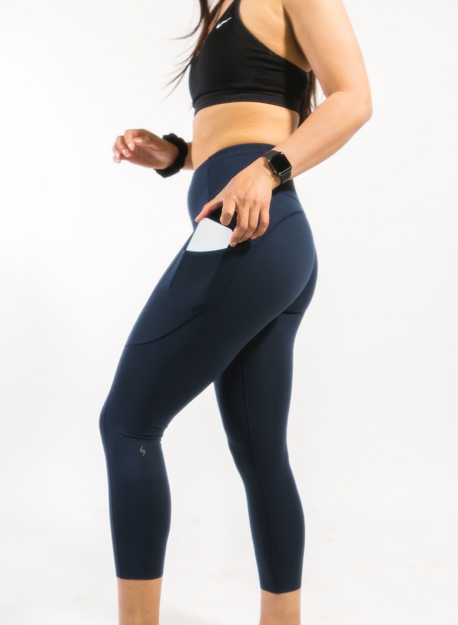 Shield of Faith Black Leggings with Cross Emblem - Comfy Workout